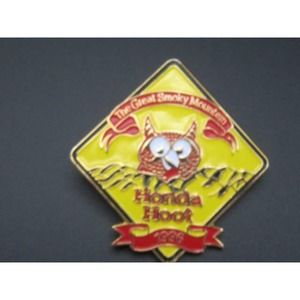 Honda Hoot pin The Great Smoky Mountain Motorcycle Rally 1996 jacket vest Mint